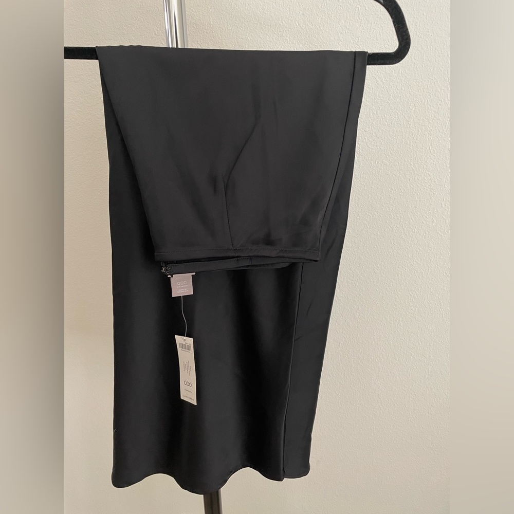 Black slip skirt